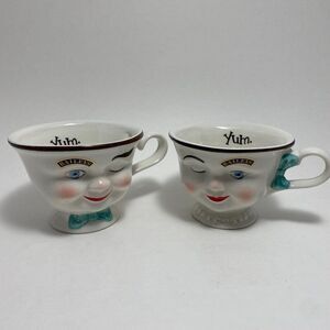 Vintage | Baileys Limited Edition Yum Winking Mugs | His Hers | Set of 2
